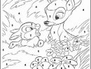 Coloriage Magique Bambi | Coloriage Magique, Coloriage concernant Coloriages Mystères Disney