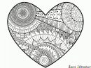 Coloriage Mandala Coeur En Ligne concernant Mandala A Dessiner