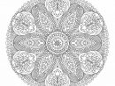 Coloriage Mandala Fleur Adulte Anti-Stress Dessin Gratuit concernant Coloriage Mandala Anti Stress