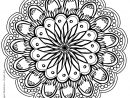 Coloriage Mandala Fleur encequiconcerne Dessin Rosace Fleur
