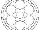 Coloriage Mandala Fleur | Mandala Coloring, Mandala avec Mandala Facile A Dessiner