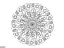 Coloriage Mandala Fleuri - Loisirs - Notre Temps avec Coloriage Mandale
