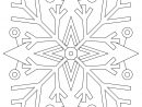 Coloriage - Mandala Flocons De Neige | Coloriages À pour Flocon À Colorier