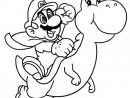 Coloriage Mario Et Yoshi | Imprimer Et Obtenir Une tout Dessin À Imprimer Mario