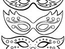 Coloriage Masques De Carnaval A Imprimer Gratuit à Masque Enfant A Imprimer