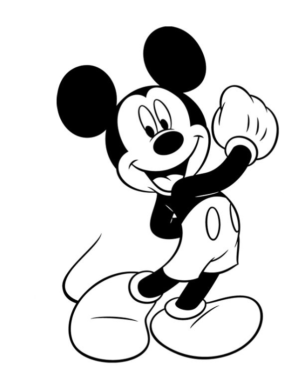Coloriage Mickey - Les Beaux Dessins De Disney À Imprimer concernant Coloriage Mickey