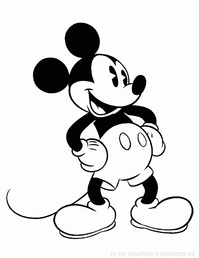 Coloriage Mickey Mouse Halloween encequiconcerne Coloriage Mickey A Imprimer