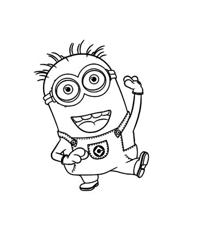 Coloriage Minion Facile Dessin Gratuit À Imprimer tout Coloriage A Imprimer Minion Gratuit