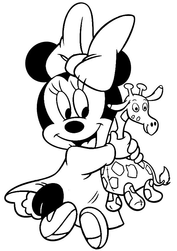 Coloriage Minnie Dessin Minnie A Imprimer Mickey # avec Dessin Minnie À Imprimer