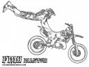 Coloriage Motocross Réaliste Dessin Gratuit À Imprimer serapportantà Moto Cross A Dessiner