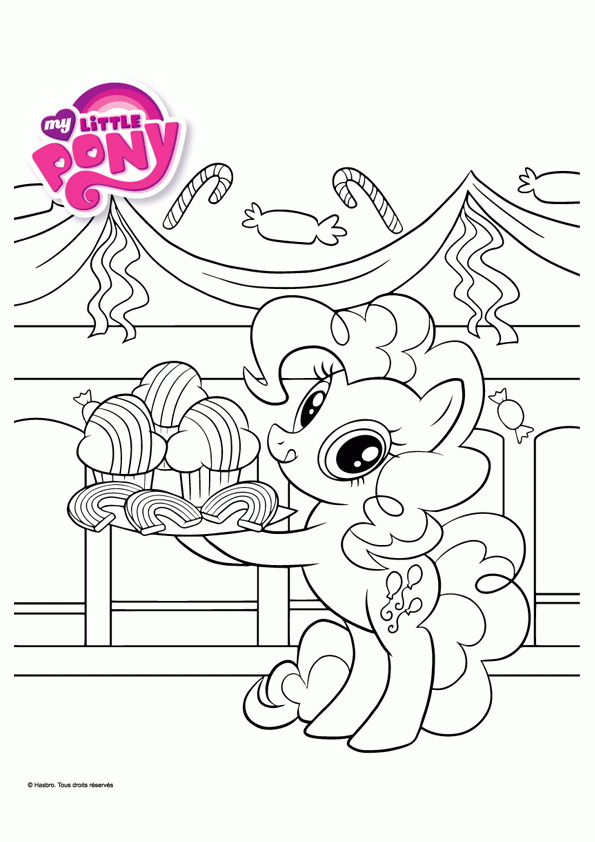 Coloriage My Little Pony, Pinkie Pie intérieur My Little Pony A Imprimer