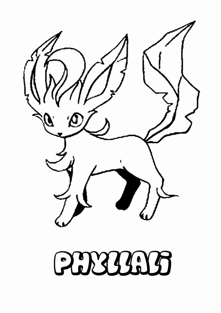Coloriage Noctali Pokemon Frais Coloriage De Dinosaure destiné Noctali Pokemone Coloriage