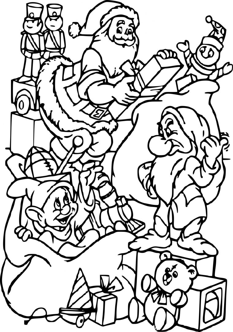 Coloriage Noel Disney À Imprimer destiné Coloriage Disney