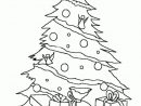 Coloriage Noel Sapins Cadeaux Sur Hugolescargot destiné Sapin De Noel Avec Cadeaux