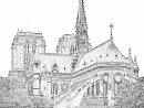 Coloriage Notre Dame De Paris 01 À Imprimer Pour Les serapportantà Coloriage Notre Dame De Paris