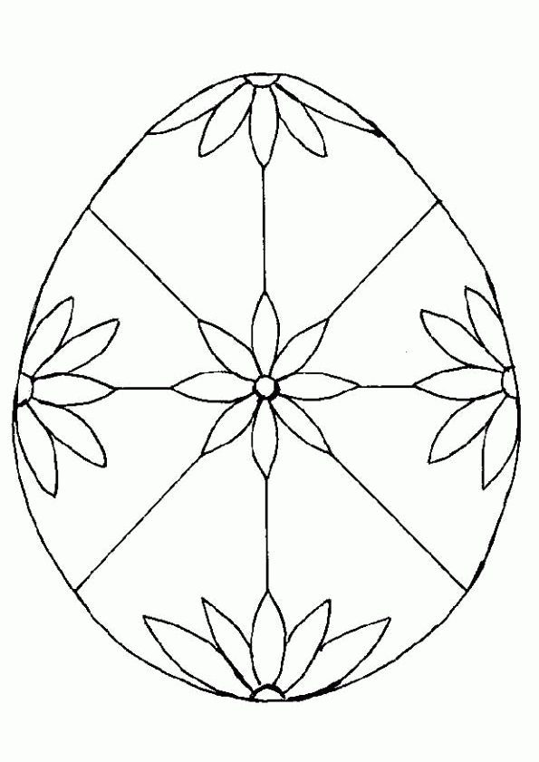 Coloriage Oeuf De Paques 10 Sur Hugolescargot à Oeufs De Paques À Colorier