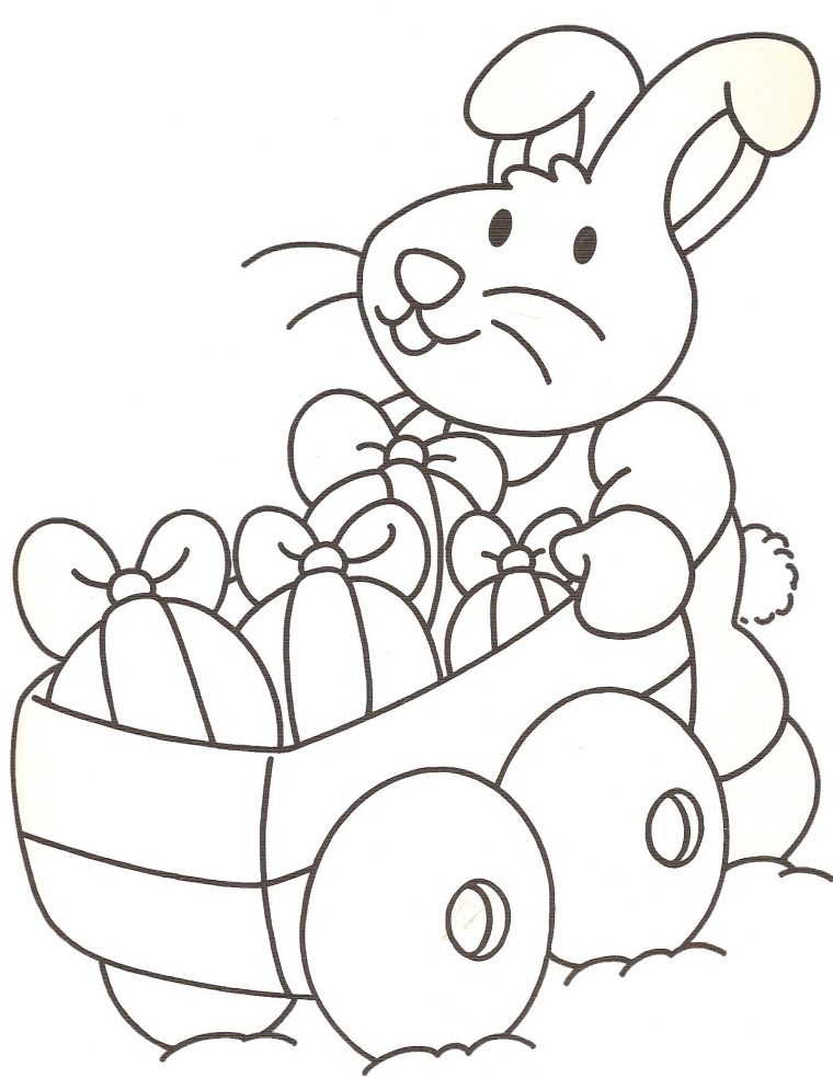 Coloriage Oeufs De Pâques pour Dessin De Paque