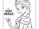 Coloriage Officiel De La Reine Des Neiges- Elsa La Reine pour Coloriage Reine Des Neiges