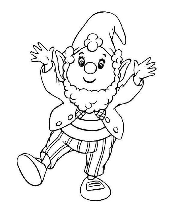 Coloriage Oui Oui 5 – Momes destiné Image De Dessin Animé A Colorier