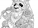 Coloriage Panda Mandala | Coloriage Mandala Animaux concernant Mandala Animaux À Imprimer Gratuit