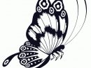 Coloriage Papillon En Vol Sur Hugolescargot pour Dessin Papillon À Découper