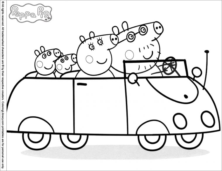 Coloriage Peppa Pig À Imprimer Pour Les Enfants – Cp20545 tout Jeux Peppa Pig Gratuit