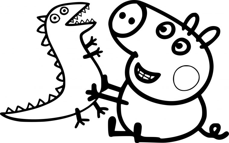 Coloriage Peppa Pig À Imprimer Sur Coloriages dedans Coloriage Peppa Pig