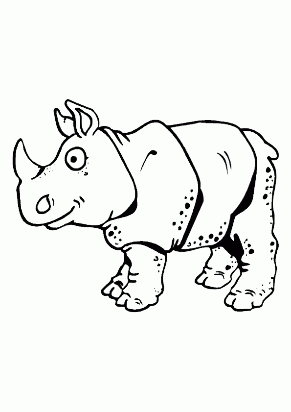 Coloriage Petit Rhinoceros Sur Hugolescargot intérieur Coloriage Pyjamasque A Imprimer