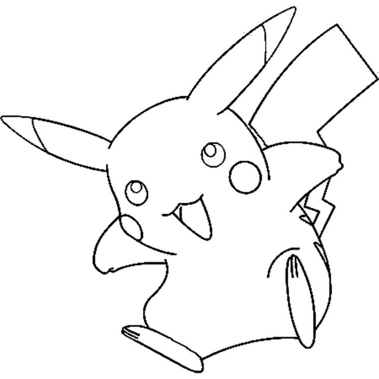 Coloriage Pikachu A Imprimer Gratuit encequiconcerne Coloriage Pikachu