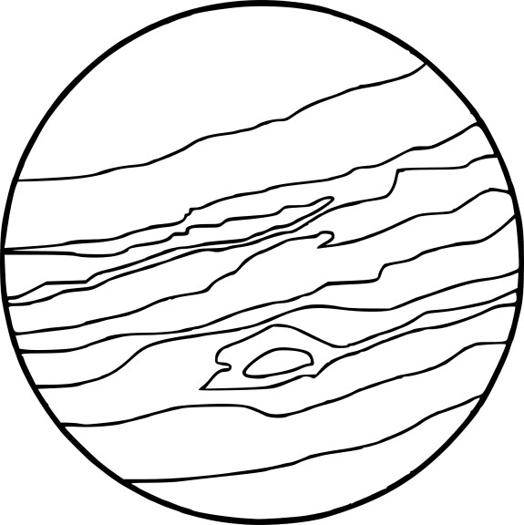 Coloriage Planete Jupiter À Imprimer destiné Dessin Uranus