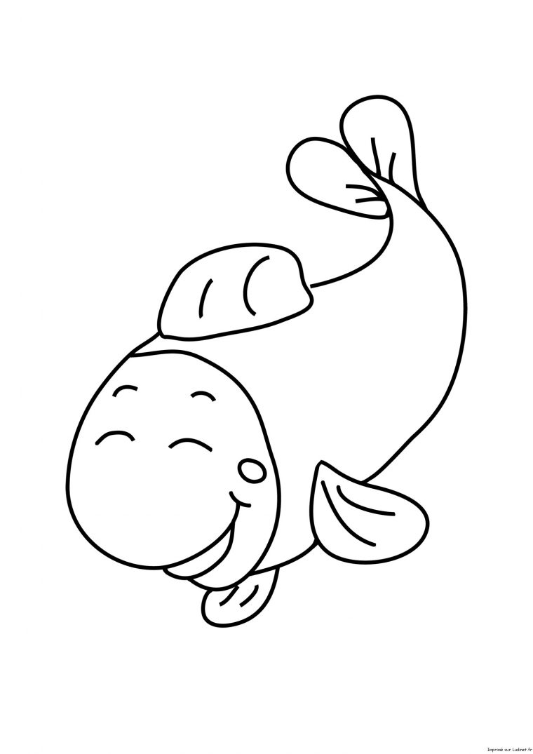 Coloriage Poisson D'Avril : Poisson Rouge tout Coloriage Poisson