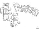 Coloriage Pokemon Minecraft À Imprimer Et Colorier à Coloriage Minecraft