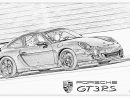 Coloriage Porsche Gt3 Rs Noire À Imprimer Pour Les Enfants destiné Coloriage Porsche A Imprimer
