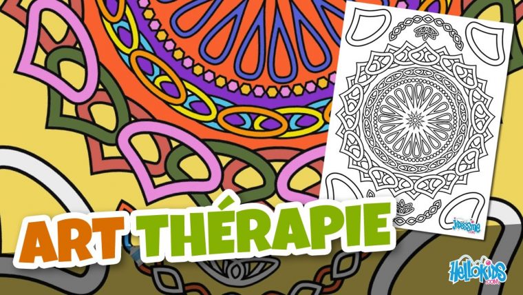 Coloriage Pour Adulte : Art Thérapie (Hellokids) – avec Coloriage Art Thérapie