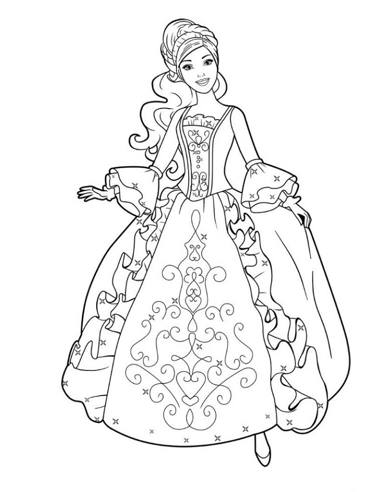 Coloriage Princesse À Imprimer (Disney, Reine Des Neiges, ) à Coloriage Princesse