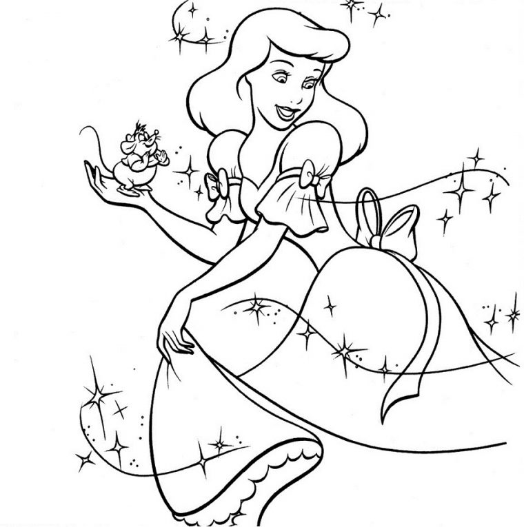 Coloriage Princesse À Imprimer (Disney, Reine Des Neiges, ) tout Dessin Cendrillon A Imprimer Gratuit