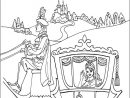 Coloriage Princesse Cendrillon Dans Sa Carrosse Magique pour Dessin Cendrillon A Imprimer Gratuit