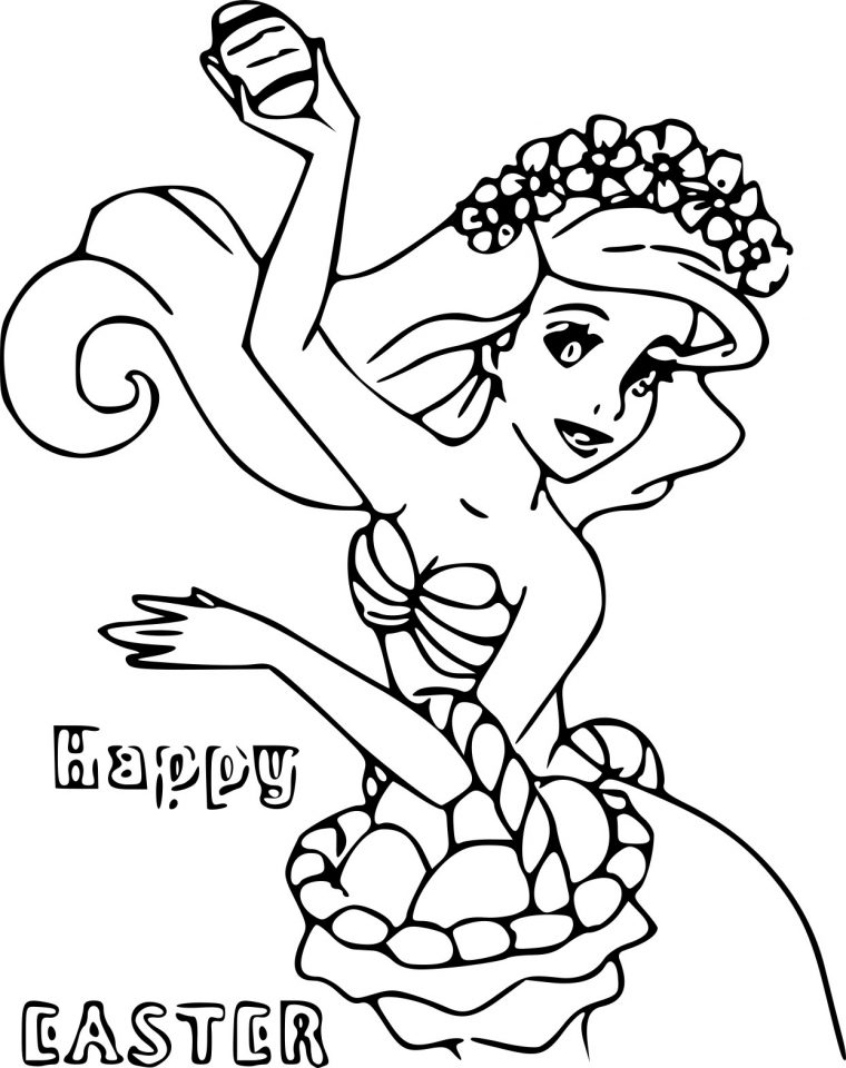 Coloriage Princesse Disney Pâques À Imprimer Sur encequiconcerne Coloriage De Princesses Disney A Imprimer