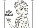 Coloriage Reine Des Neiges : Portrait D'Elsa | Coloriage pour Coloriage À Imprimer Gratuit Reine Des Neiges