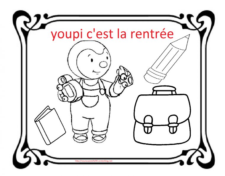 Coloriage Rentree – Ohbq dedans Coloriage Rentr?E Maternelle