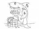 Coloriage Requin Pirate Dessin Gratuit À Imprimer serapportantà Requin A Colorier