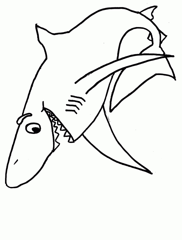 Coloriage Requins A Imprimer - 1001 Animaux concernant Requin A Colorier