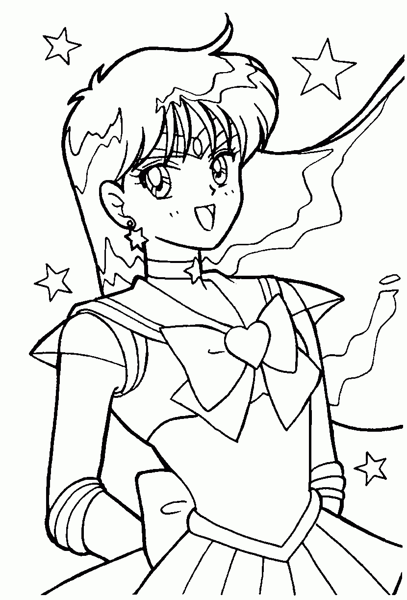 Coloriage Sailor Moon Mars À Imprimer Sur Coloriages destiné Coloriage Sailor Moon A Imprimer