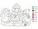 Coloriage Sapin De Noël En Couleurs Différents intérieur Coloriages Magiques Noel