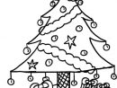 Coloriage Sapin Et Cadeaux De Noël Dessin Gratuit À Imprimer tout Coloriage De Sapin De Noel A Imprimer Gratuit