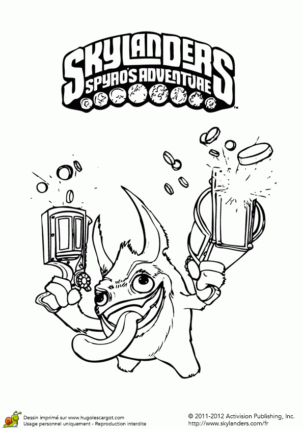 Coloriage Skylanders Trigger Happy à Coloriage Skylanders À Imprimer Coloriage Skylanders Trigger Happy à Coloriage Skylanders À Imprimer