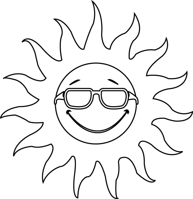 Coloriage Soleil Te Regarde Dessin Gratuit À Imprimer à Coloriage Été Maternelle