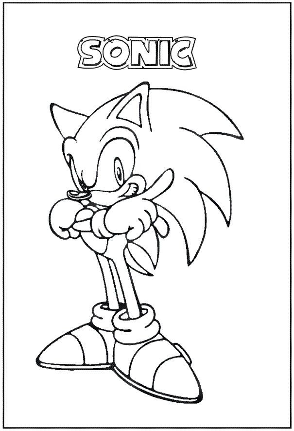 Coloriage Sonic À Imprimer Dessin Gratuit À Imprimer tout Coloriage Herisson A Imprimer Gratuit