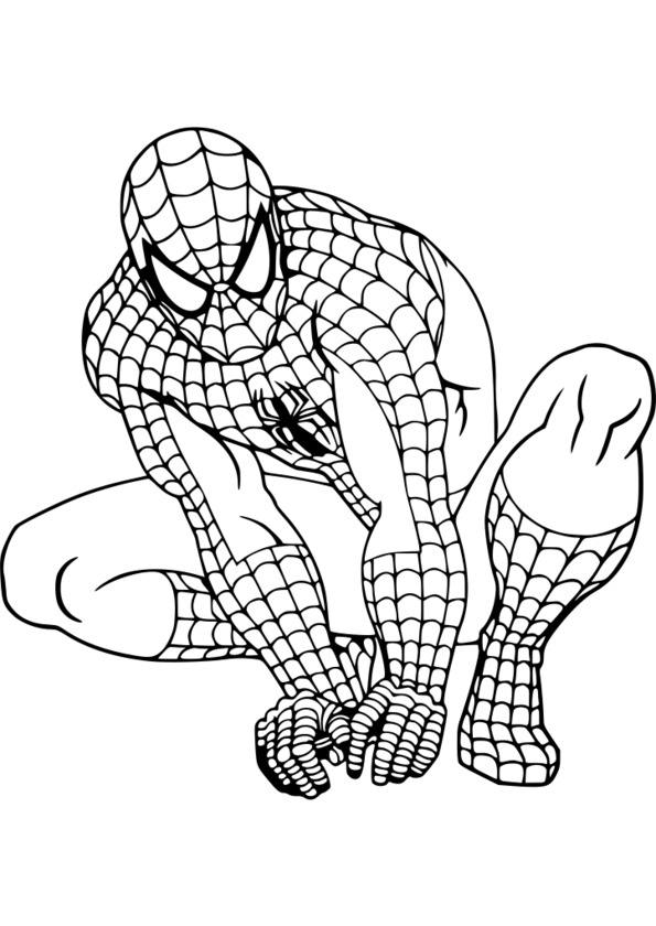 Coloriage Spiderman 2012 concernant Coloriage De Spiderman
