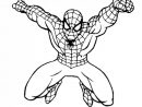 Coloriage Spiderman À L'Assaut Dessin Gratuit À Imprimer serapportantà Coloriage De Spiderman Noir